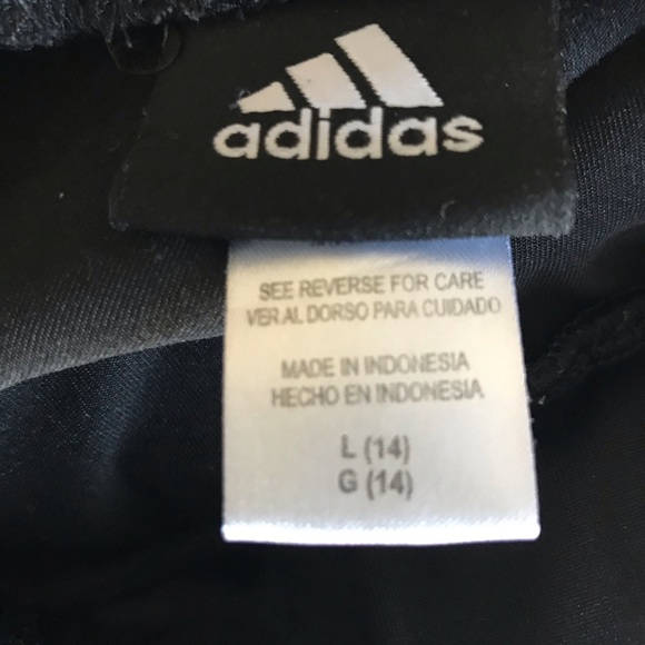 Adidas girls pants black and white size 14 - Picture 4 of 4